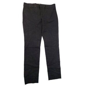 Banana Republic Sloan Fit Womens Size 2 Black Flat Front Tapered Pants